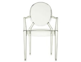 Louis Ghost by Philippe Starck Crystal Green Chair