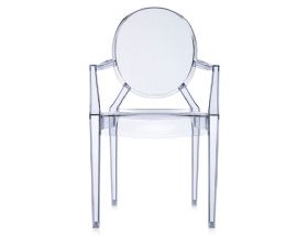 Louis Ghost by Philippe Starck Ice Blue Chair