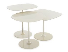 Thierry by Piero Lissoni Trio Coffee Tables White