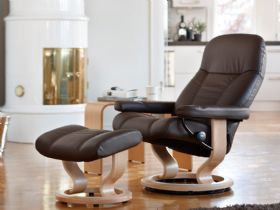 Stressless Consul Large Chair & Stool