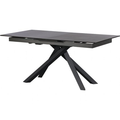 Santiago 160cm Dark Grey Extending Dining Table