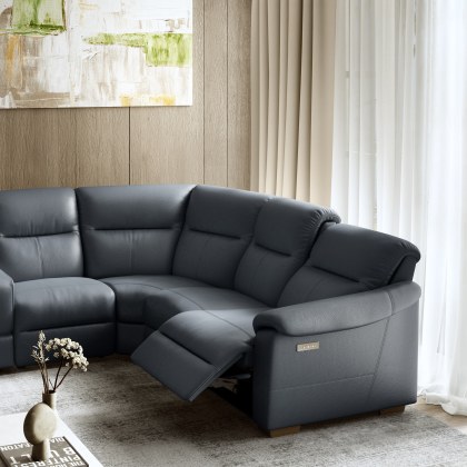 Natuzzi Editions Potenza Corner Sofa with Motion