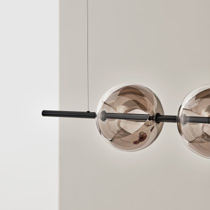 Bontempi Sferatus Black Pendant Lamp