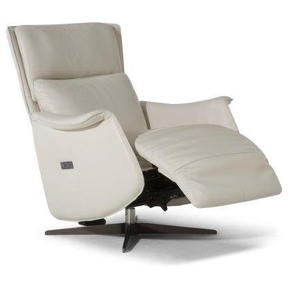 Natuzzi Editions Until King Armchair with Double Electric Motions