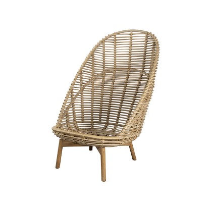 Cane-line Hive Highback Chair W/Teak Legs