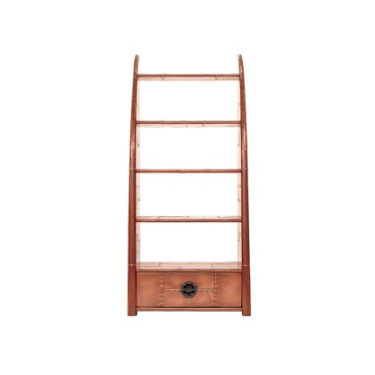 Aviator Wing Copper Bookcase