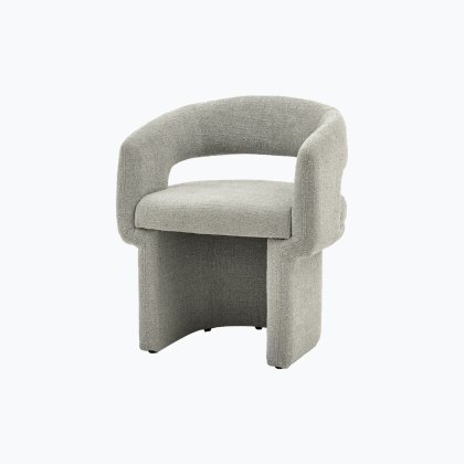 Renzo Grey Boulce Dining Chair