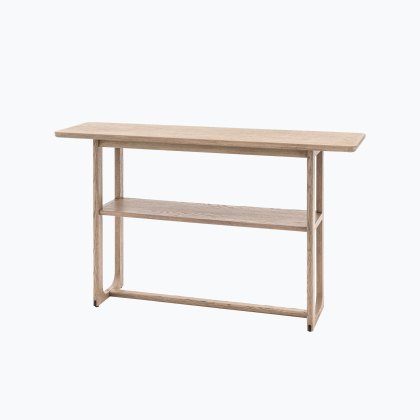 Carl Oak Console Table