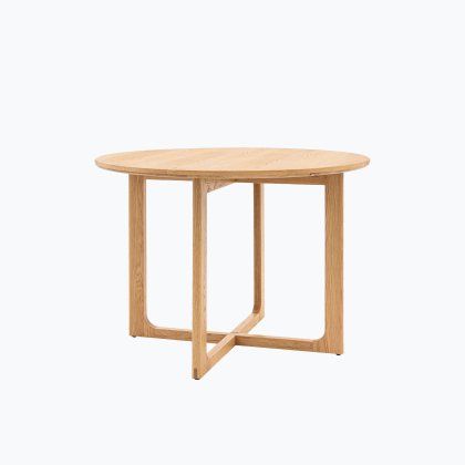 Carl Round Oak Dining Table