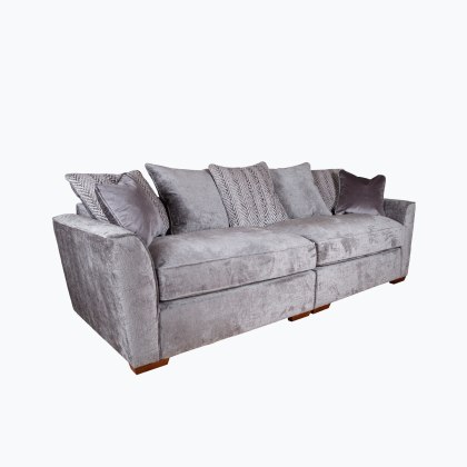 Reiko 4 Seater Pillow Back Sofa Reiko 4 Seater Pillow Back Sofa
