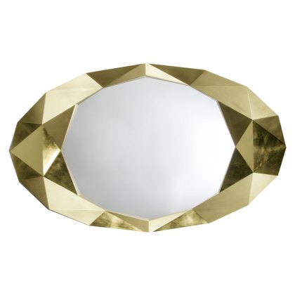 Precious Gold Angled Gold Mirror