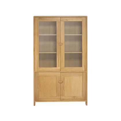 Ercol Bosco Oak Display Cabinet