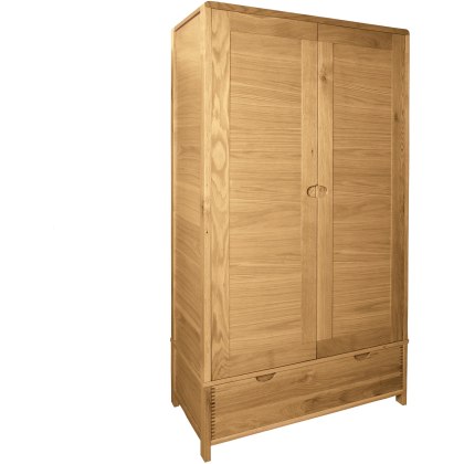 Ercol Bosco Bedroom Oak 2 Door Wardrobe Ercol Bosco Bedroom Oak 2 Door Wardrobe