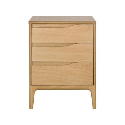 Ercol Rimini 3 Drawer Bedside Cabinet