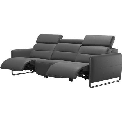 Stressless Emily 2 Power 3 Seater Sofa - Noblesse Grey