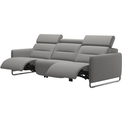 Stressless Emily 3 Power 3 Seater Sofa - Paloma Silver Grey