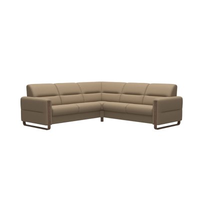 Stressless Fiona 4 Seater Corner Sofa With Wooden Arm