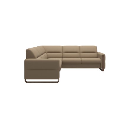 Stressless Fiona 4 Seater Corner Sofa With Wooden Arm