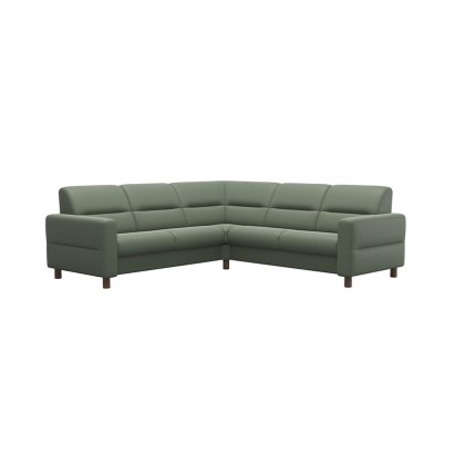 Stressless Fiona 4 Seater Corner Sofa With Upholstered Arms