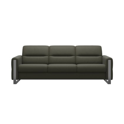 Stressless Fiona 3 Seater Sofa With Steel Arms