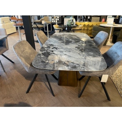 Bolsena Ceramic Table & 4 Chairs