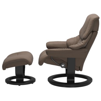 Stressless Reno Small Chair and Stool