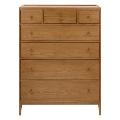 Ercol Salina 8 Drawer Tall Chest Ercol Salina 8 Drawer Tall Chest