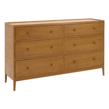 Ercol Salina 6 Drawer Wide Chest Ercol Salina 6 Drawer Wide Chest