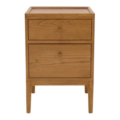 Ercol Salina 2 Drawer Bedside Cabinet Ercol Salina 2 Drawer Bedside Cabinet