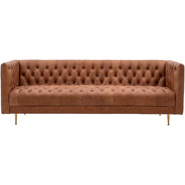 Gallery Direct Dalton Antique Brown Leather Sofa Gallery Direct Dalton Antique Brown Leather Sofa