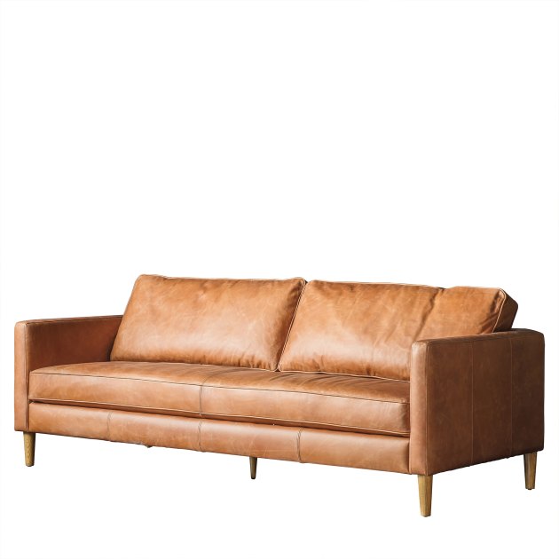 Gallery Direct Osborne Vintage Brown 3 Seater Sofa Gallery Direct Osborne Vintage Brown 3 Seater Sofa