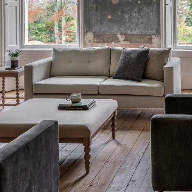 Gallery Direct Whitwell Light Grey Sofa 2 Seater Gallery Direct Whitwell Light Grey Sofa 2 Seater