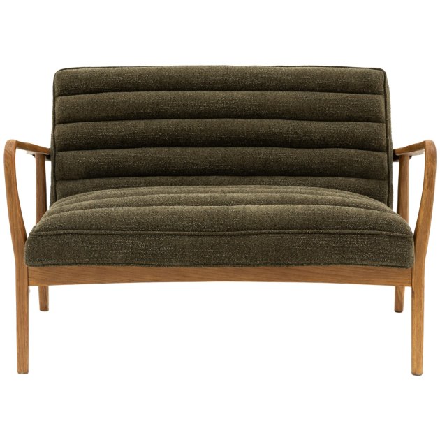 Gallery Direct Datsun Green Boucle 2 Seater Sofa Gallery Direct Datsun Green Boucle 2 Seater Sofa