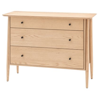 Gallery Direct Hatfield Natural 3 Drawer Chest Gallery Direct Hatfield Natural 3 Drawer Chest