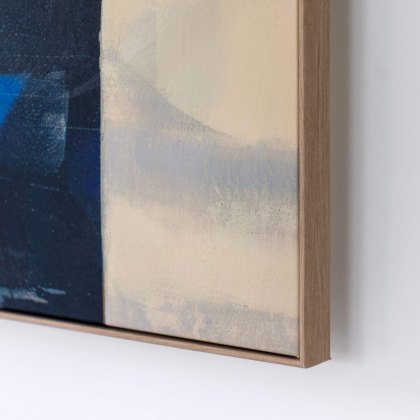 Cobalt Abstract Framed Canvas Cobalt Abstract Framed Canvas