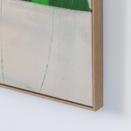 Emerald Abstract Framed Canvas Emerald Abstract Framed Canvas