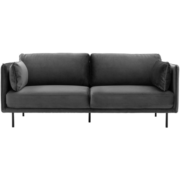 Gallery Direct Wigmore Truffle Velvet 3 Seater Sofa Gallery Direct Wigmore Truffle Velvet 3 Seater Sofa