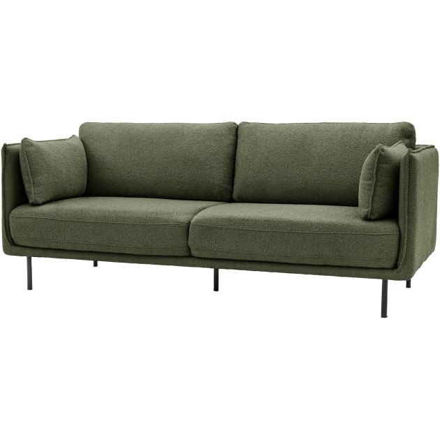 Gallery Direct Wigmore Verdant Green Boucle 3 Seater Sofa Gallery Direct Wigmore Verdant Green Boucle 3 Seater Sofa