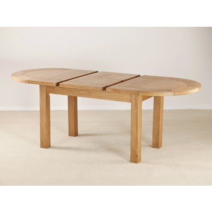 Hemingford Large Oak D-End Extending Table