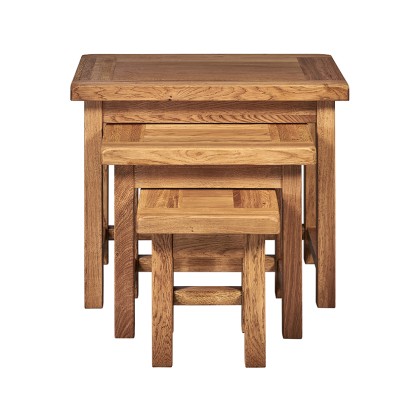 Hemingford Oak Small Nest Of Tables