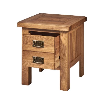 Hemingford Oak 1 Drawer Lamp Table