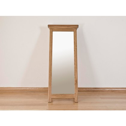 Padbury Oak Cheval Mirror