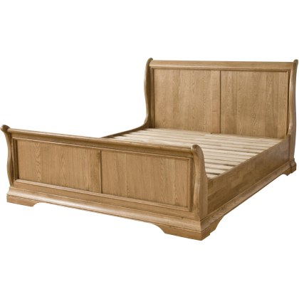 Padbury Oak Double Sleigh Bedframe