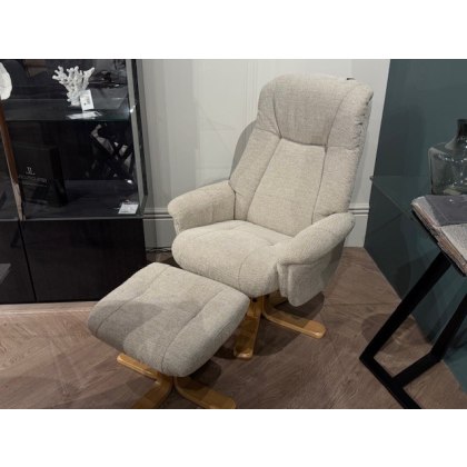 Maya Reclining Chair & Stool Maya Reclining Chair & Stool