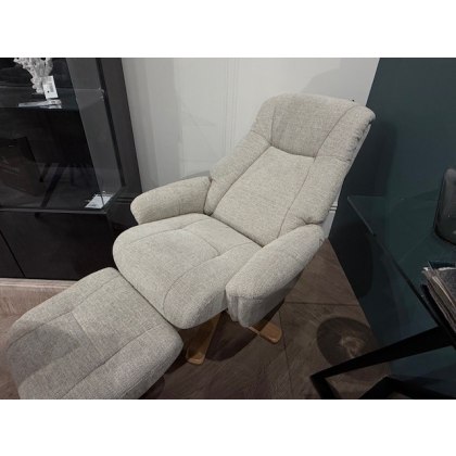 Maya Reclining Chair & Stool Maya Reclining Chair & Stool