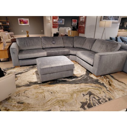 Alice RHF corner group with storage footstool Alice RHF corner group with storage footstool