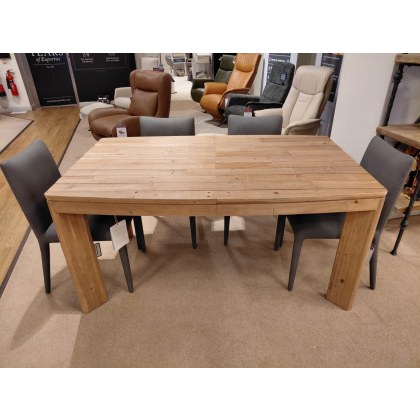 THEO EXTENDING DINING TABLE and 4 DINING CHAIRS in GREY THEO EXTENDING DINING TABLE and 4 DINING CHAIRS in GREY