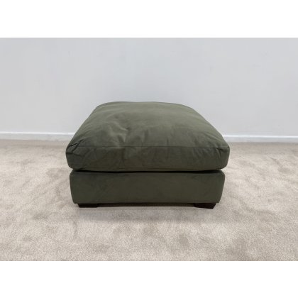 CLEARANCE OUTLET WAREHOUSE STOCK Fabian Footstool Plush Fern CLEARANCE OUTLET WAREHOUSE STOCK Fabian Footstool Plush Fern