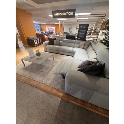 NATUZZI EDITIONS FORZA CORNER GROUP WITH RHF ELECTRIC RECLINER NATUZZI EDITIONS FORZA CORNER GROUP WITH RHF ELECTRIC RECLINER