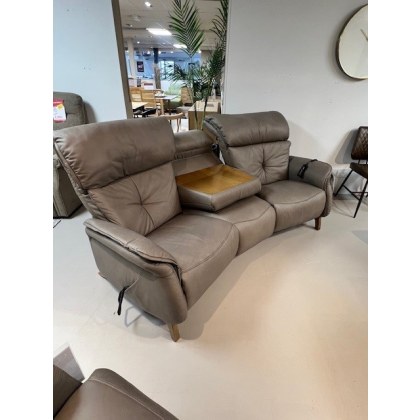 Himolla Swan Trapezoidal 3 Seater Curve, Heart Balance Electric Power Sofa Himolla Swan Trapezoidal 3 Seater Curve, Heart Balance Electric Power Sofa